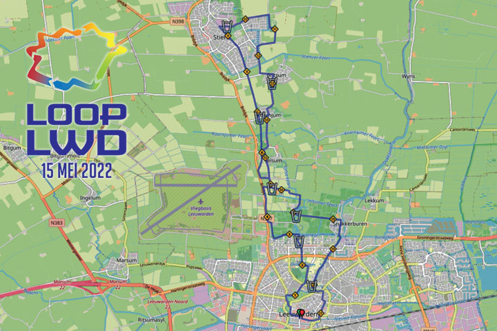 ROUTE10KMHARDLOPEN-LOOPLEEUWARDEN2022